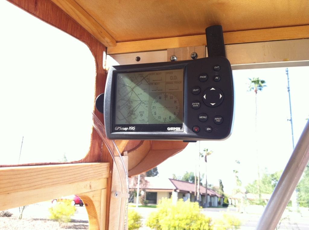 GPS on mount bracket